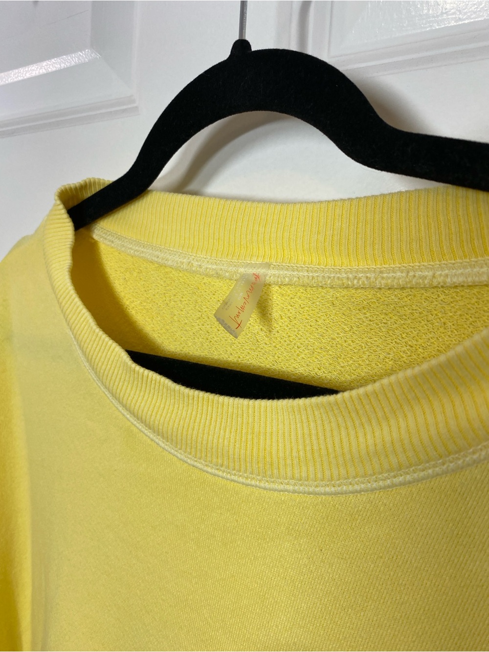 2fer/Set - We The Free Yellow Oversized Sweatshirt and Shorts Set - Picture 3 of 6